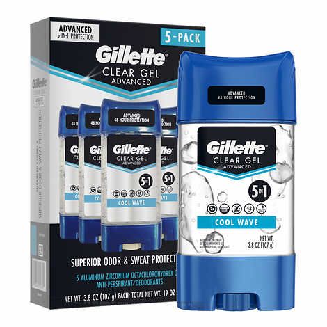 Gel khử mùi nam Gillette Advanced Clear Gel Antiperspirant 107g