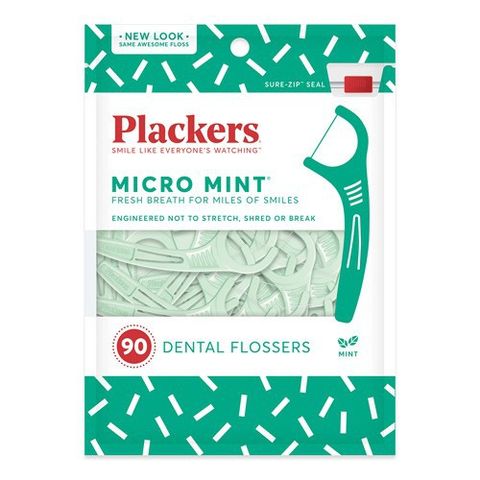 Cung chỉ nha khoa Plackers Micro Mint Freshens Breath - 90 cây