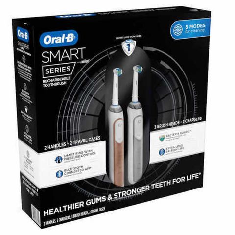 Bộ đôi bàn chải điện Oral-B Professional Smart Series - 5 & 6 modes