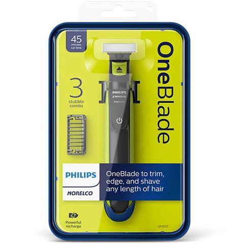 TẠM HẾT HÀNG - Máy cạo râu đa dụng Philips Norelco OneBlade QP2520/70 - QP2520/90