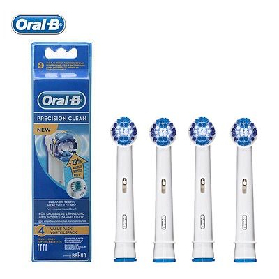 KHUYẾN MÃI ĐẶC BIỆT - Hộp 4 đầu bàn chải Oral-B Precision Clean chính hãng.