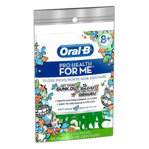 Cung chỉ nha khoa Oral-B Pro-Health for Me Floss Picks cho trẻ em