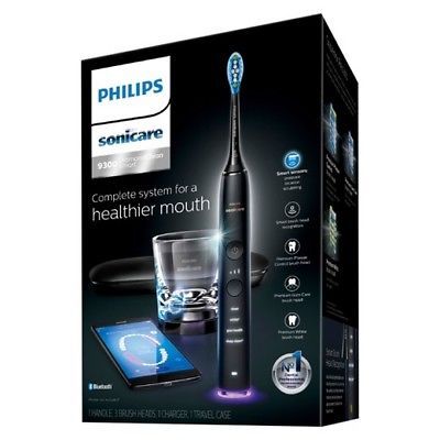 Bàn chải điện Philips Sonicare DiamondClean Smart Professional 9300 Series HX9903/11 (Bluetooth) màu đen