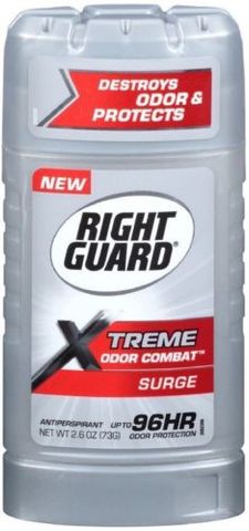 Sáp khử mùi nam Right Guard Xtreme Ordor Combat Surge 73g