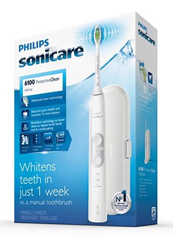 MẪU MỚI - Bàn chải điện Philips Sonicare ProtectiveClean 6100 White - HX6877/21
