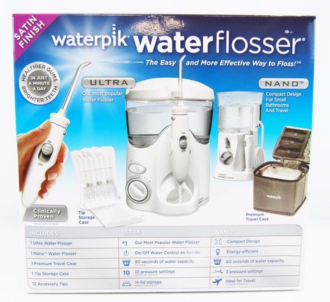 MẪU MỚI - Bộ tăm nước combo Waterpik Water Flosser Ultra Plus WP-150W + Countertop Nano Travel WP-310W Kit