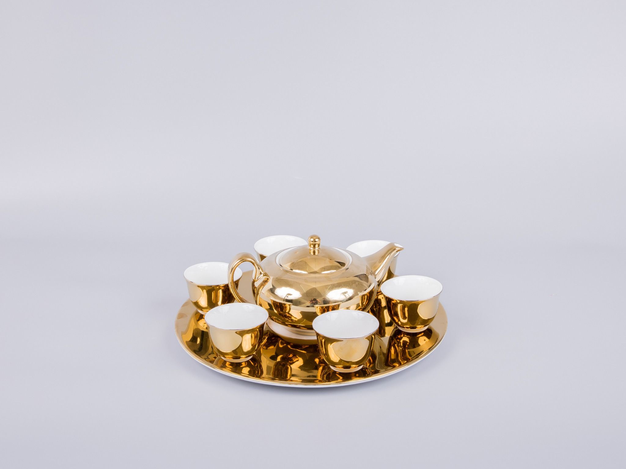 Tea set 0.7L Nano Ultra Gold - Rak Porcelain (Plate 31cm)