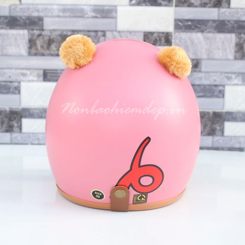 Nón bảo hiểm heo hồng siêu cute