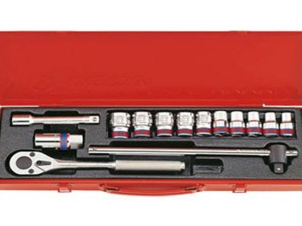 1/2'' Bộ tuýp 14 chi tiết hệ mét Kingtony 4514MR01