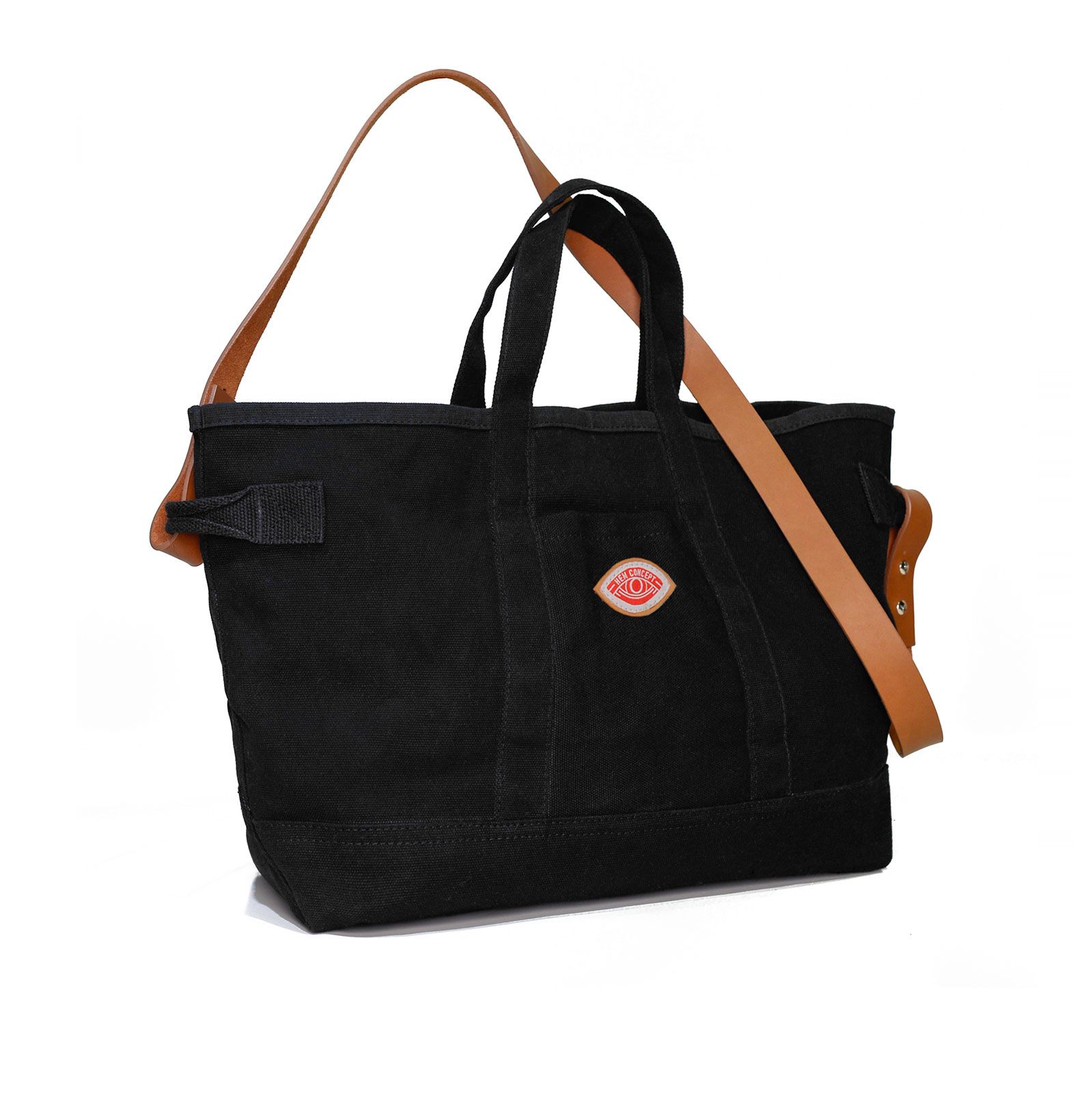 EVERYDAY TOTE- BLACK TAN