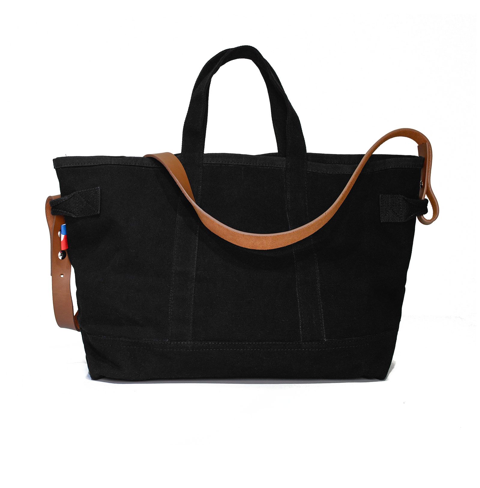 EVERYDAY TOTE- BLACK TAN