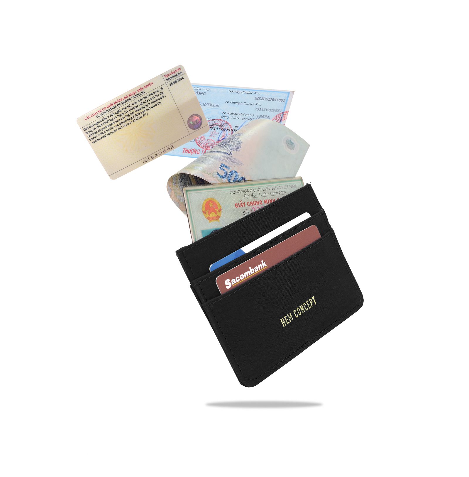 SLIM WALLET - BLACK