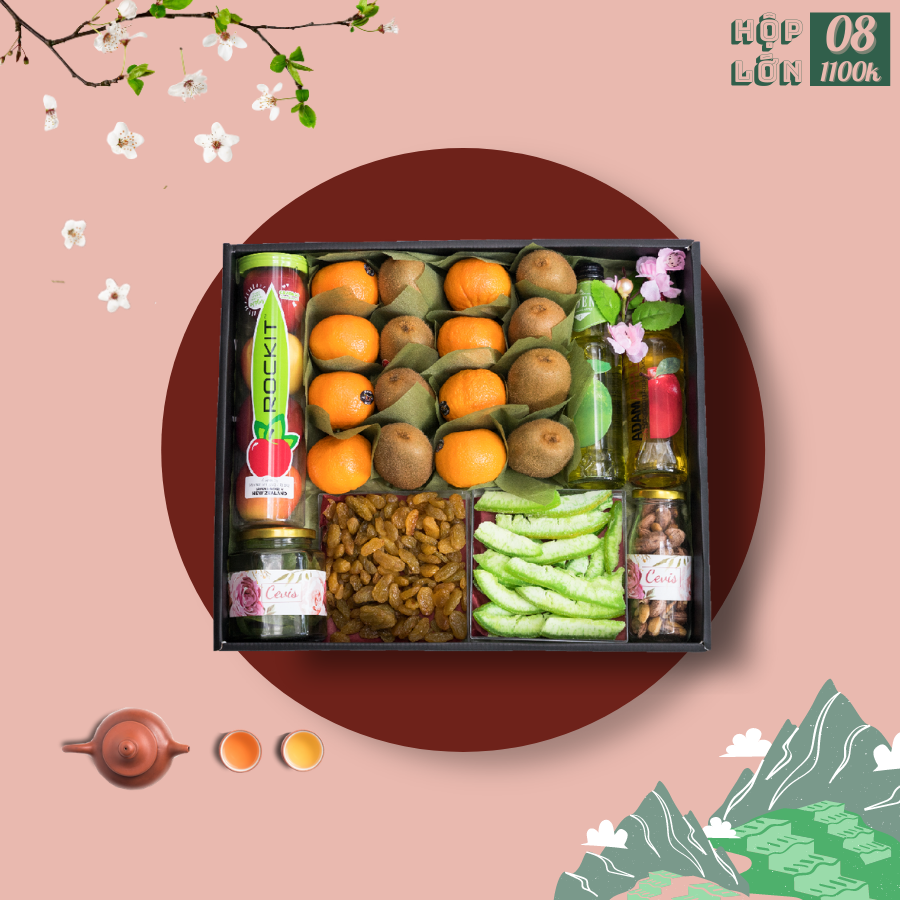 Hộp quà tết lớn 08