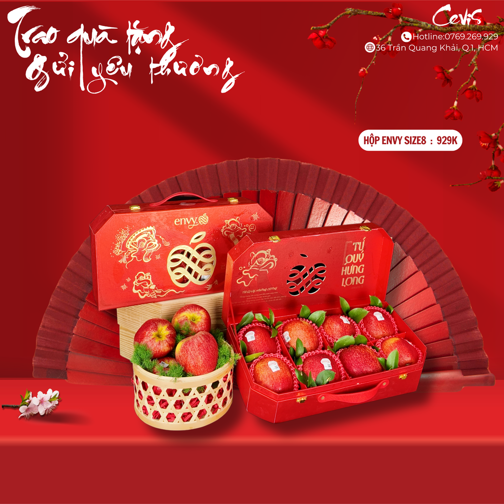 Hộp Quà Táo Envy size 8