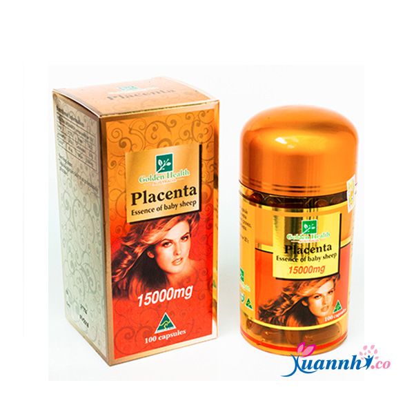 Viên uống nhau thai cừu Úc Golden Health (15000mg x 100 viên)