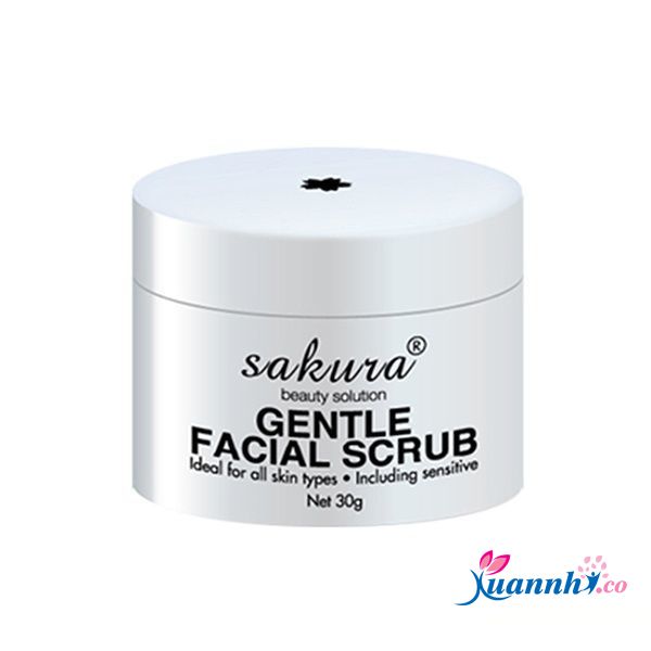 Kem tẩy tế bào chết da mặt Sakura Gentle Facial Scrub