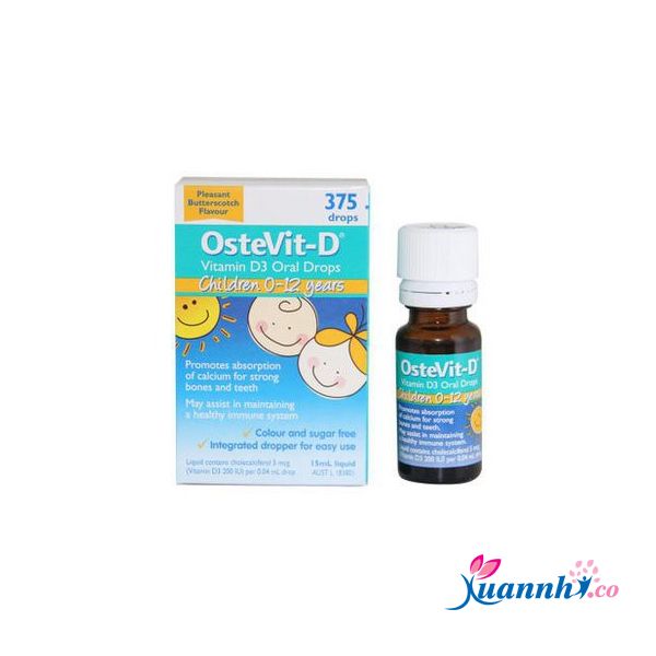 Siro vitamin Ostevit D Oral Drops cho trẻ sơ sinh và trẻ em