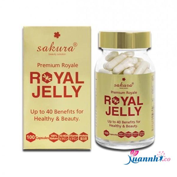 Sữa ong chúa Sakura cao cấp Nhật Bản Premium Royale Royal Jelly