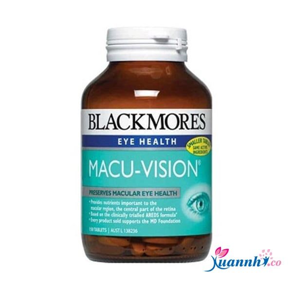 Thuốc bổ mắt Blackmores Macu Vision của Úc
