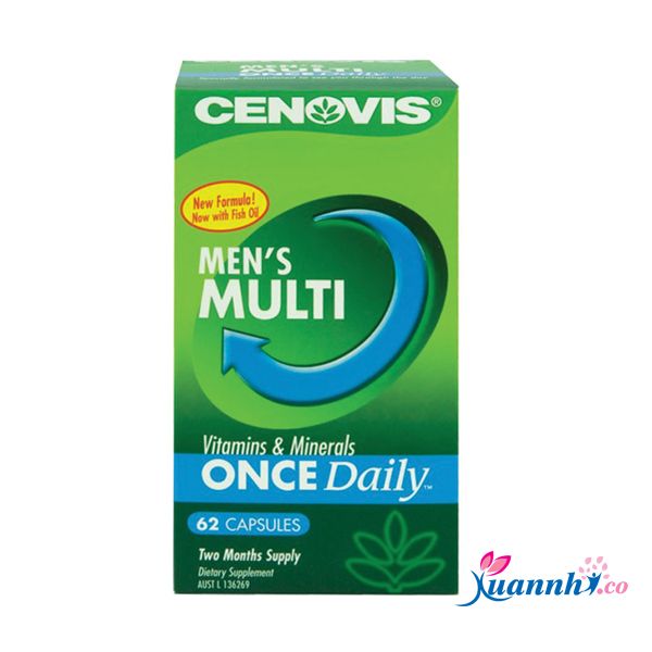 Vitamin tổng hợp Cenovis cho nam Men's Multivitamins And Minerals