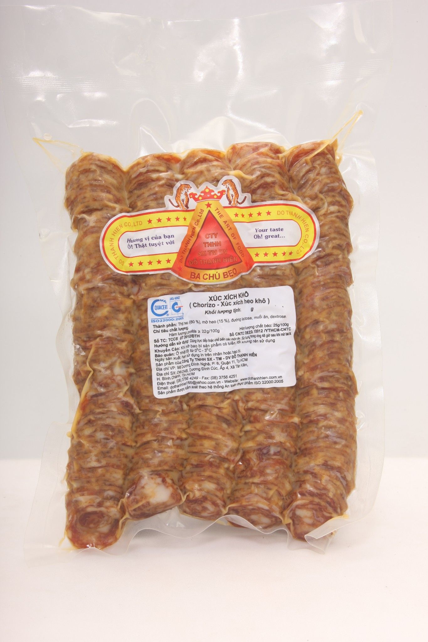 CHORIZO CẮT LÁT 200G