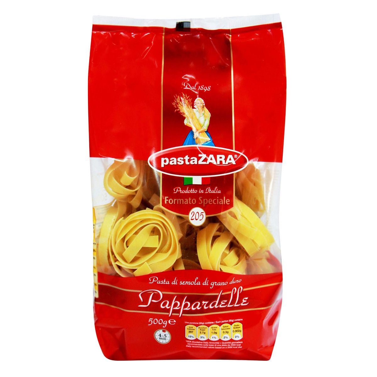 Mỳ dẹt Fettuccine Zara 500g
