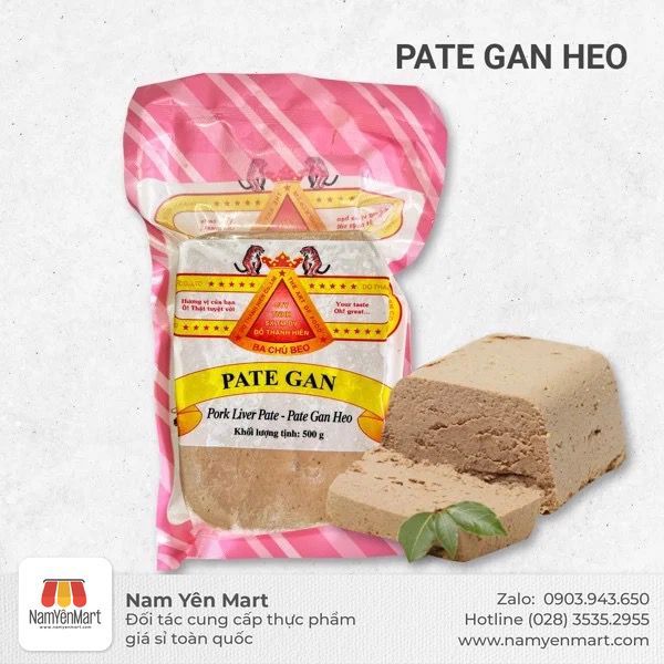  Pate gan heo bao 500g 