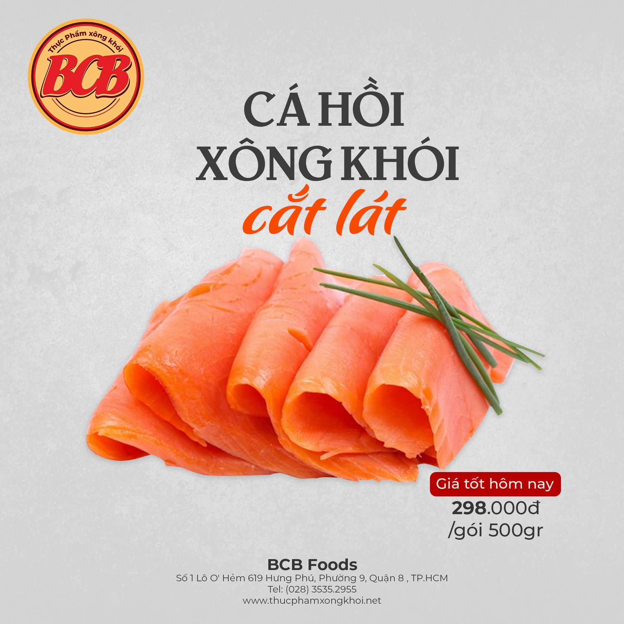 Cá Hồi xông Khói 500g