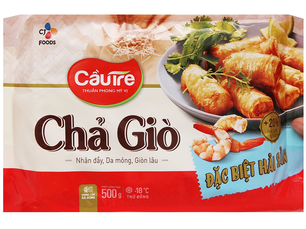 Chả Giò Đặc Biệt Hải Sản 500g