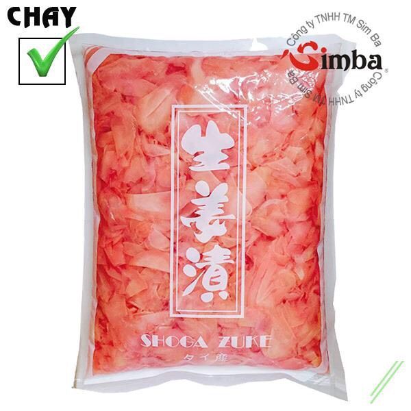 Gừng hồng ngâm 1,5kg