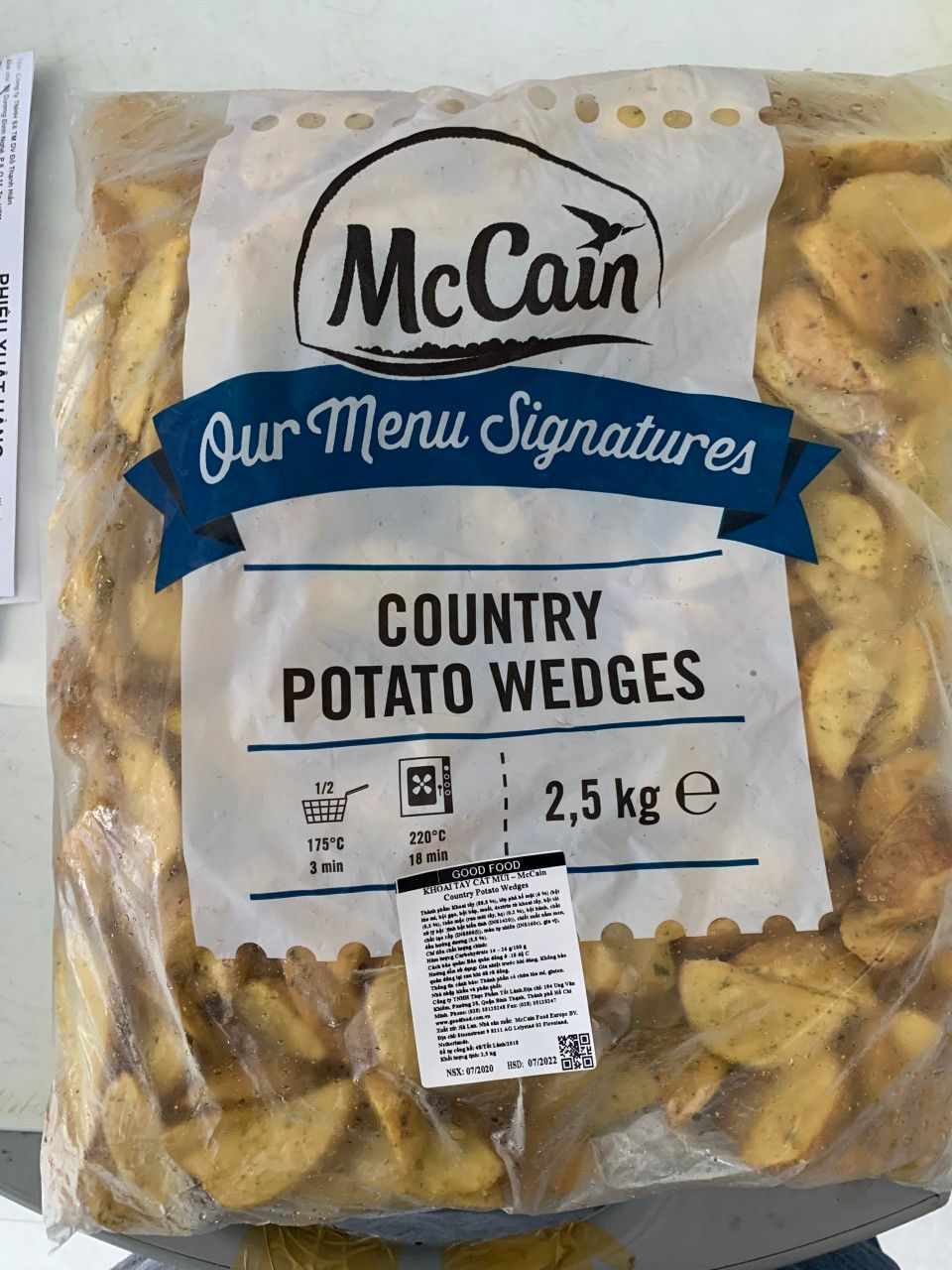 Khoai Múi Tẩm Gia Vị Mccain2,5 kg