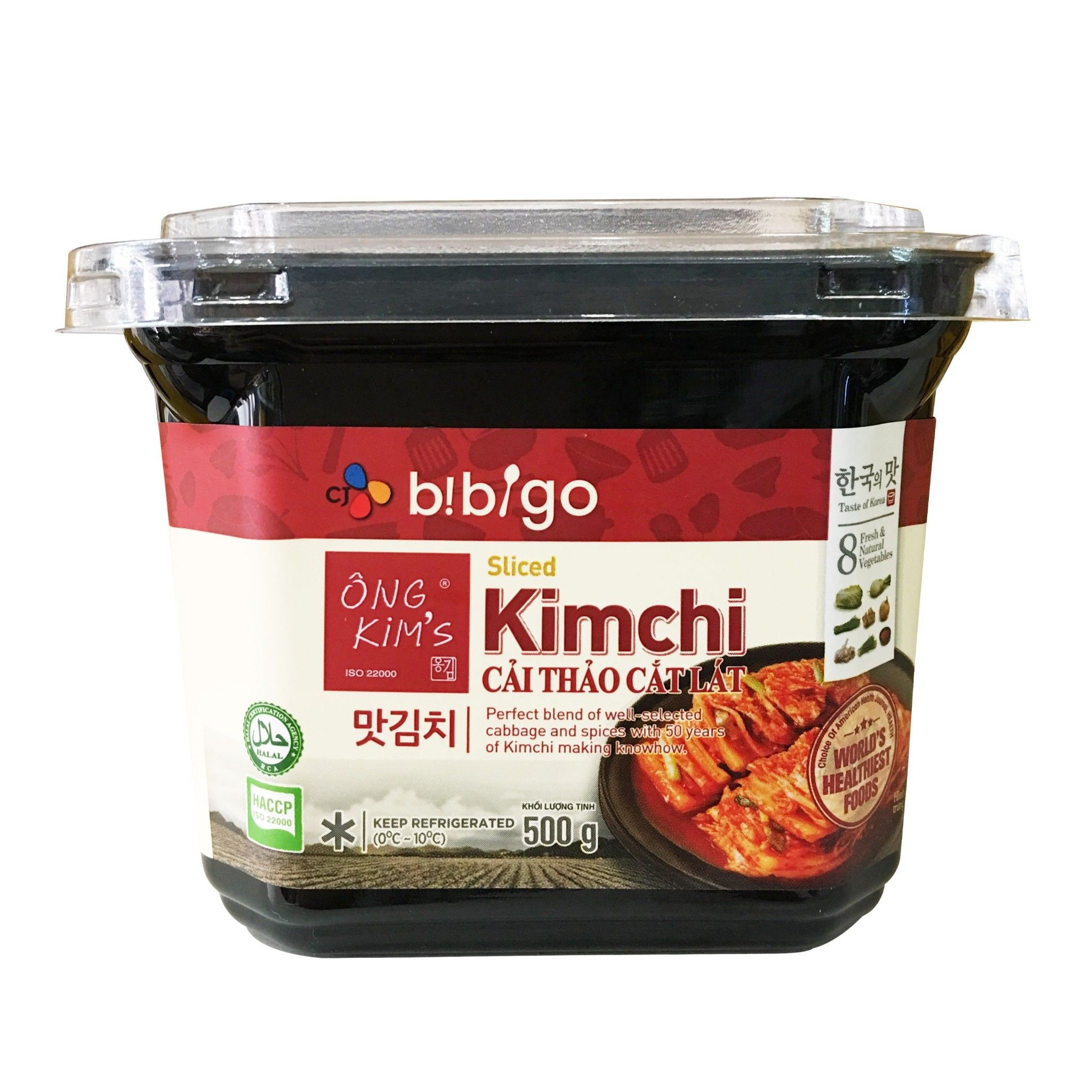  Kim chi cắt lát Ông Kim's 500g 