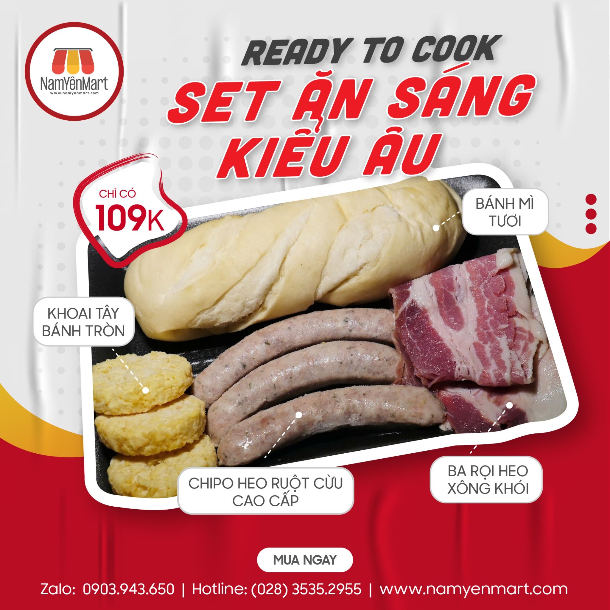 Set Ăn Sáng Kiểu Âu