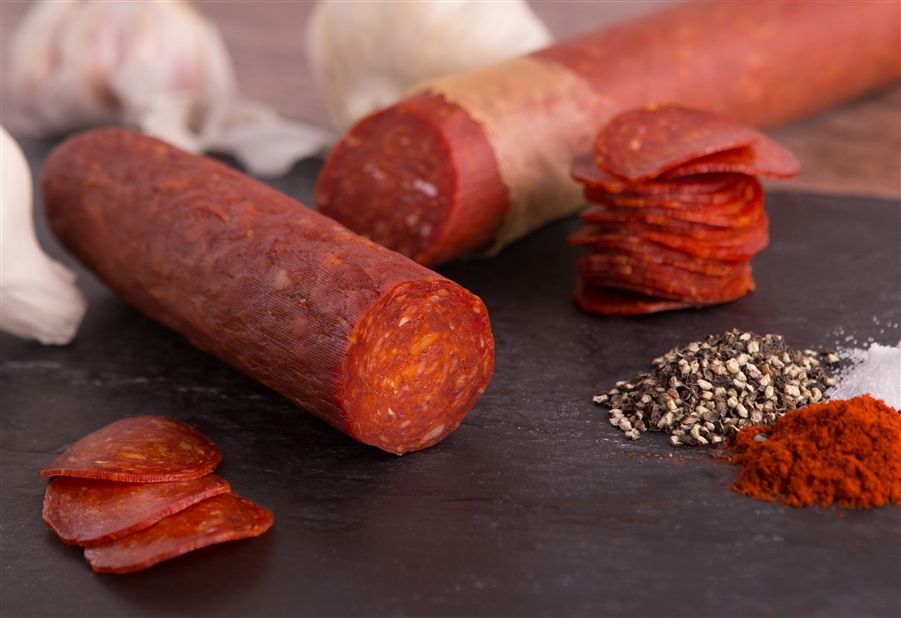 Pepperoni cắt lát 500g Ba Chú Beo