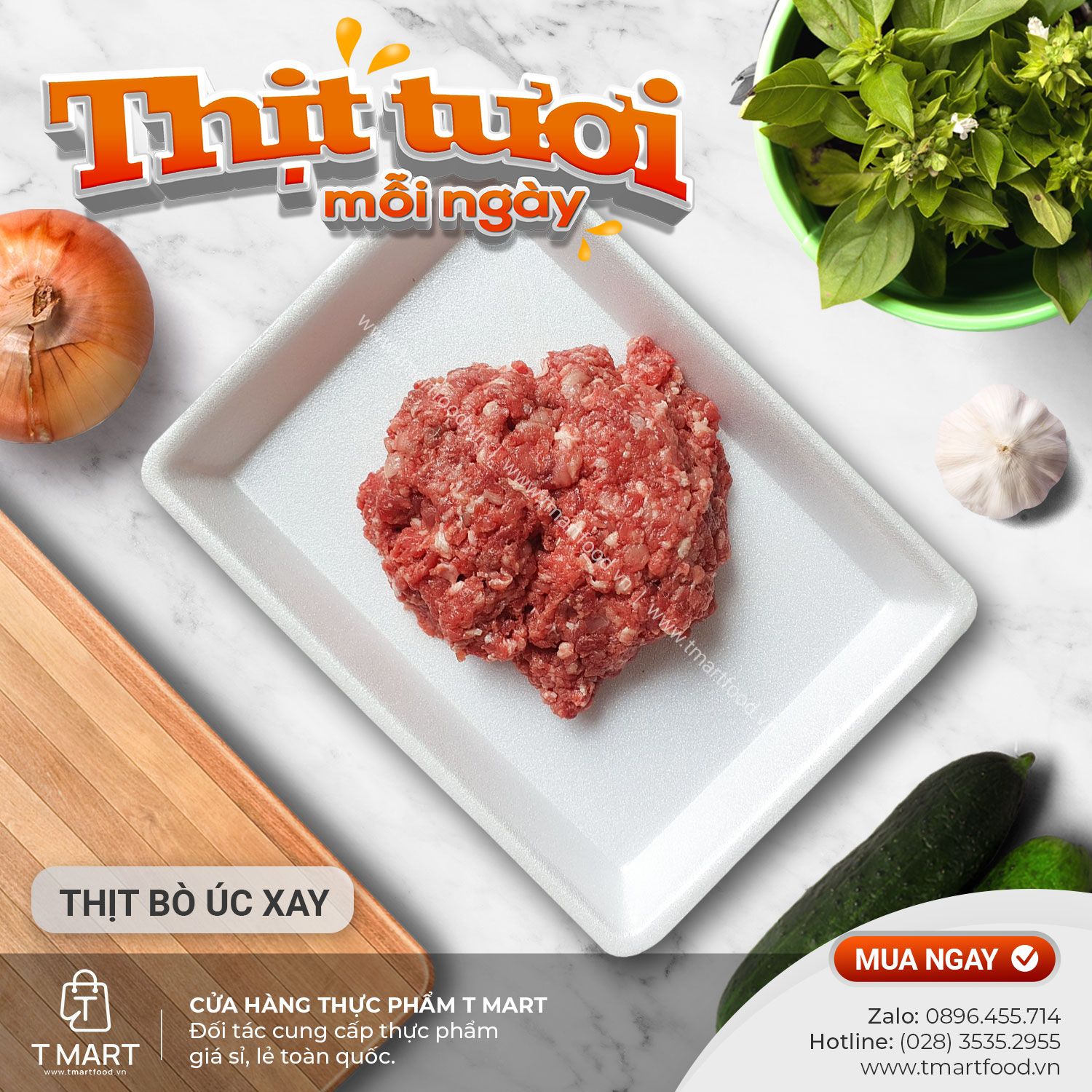  Thịt bò Úc xay (300gr) 