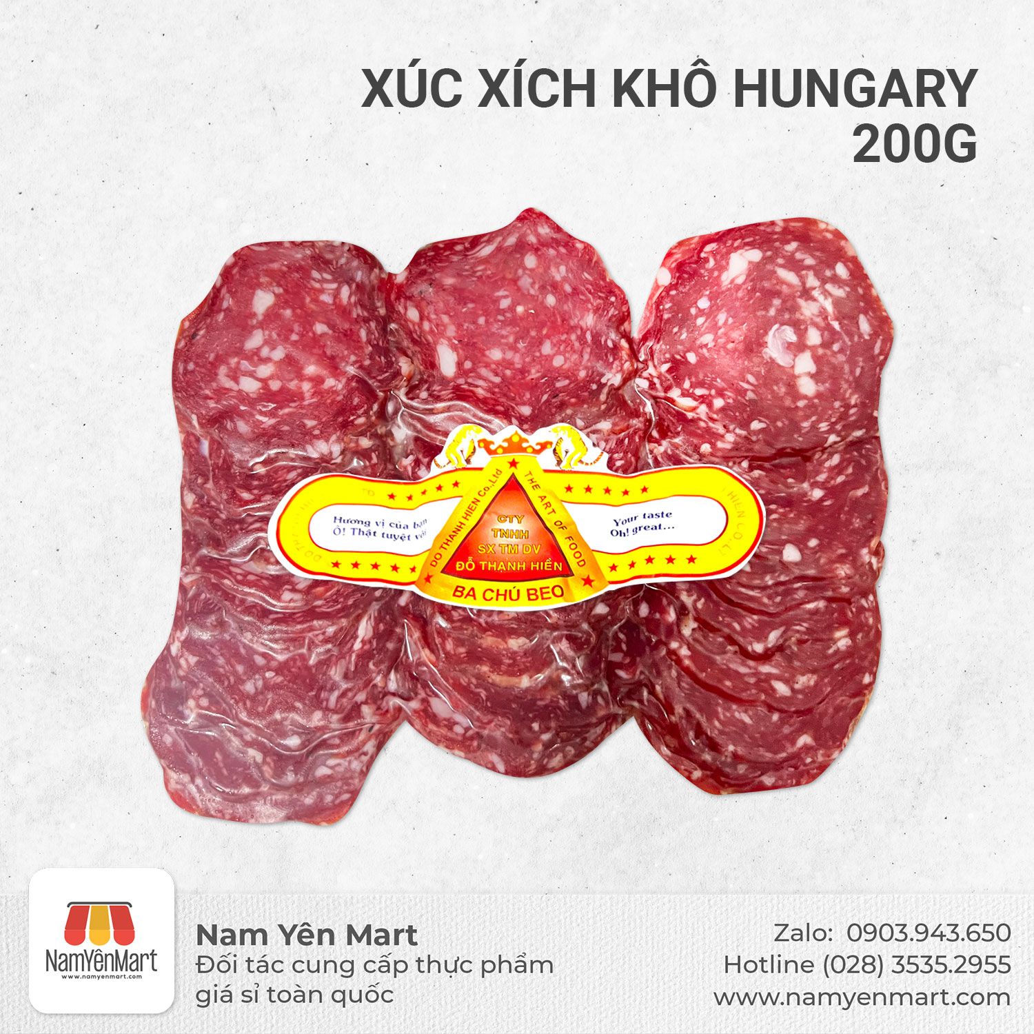  Xúc xích khô Hungary (200g) 