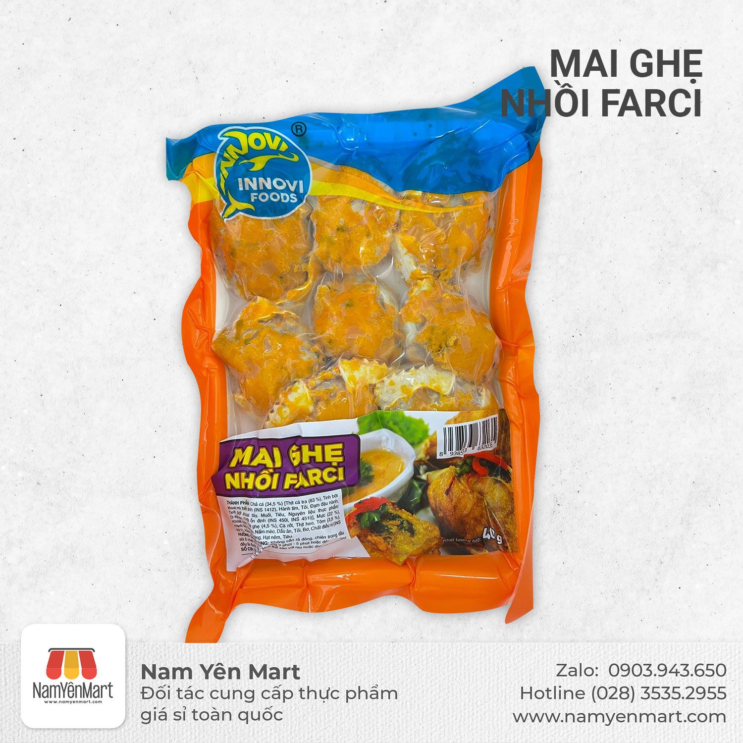 Mai ghẹ nhồi Farci Innovi (400g)