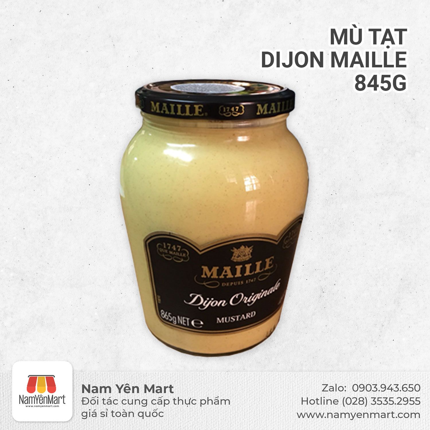 Mù tạt Dijon Maille
