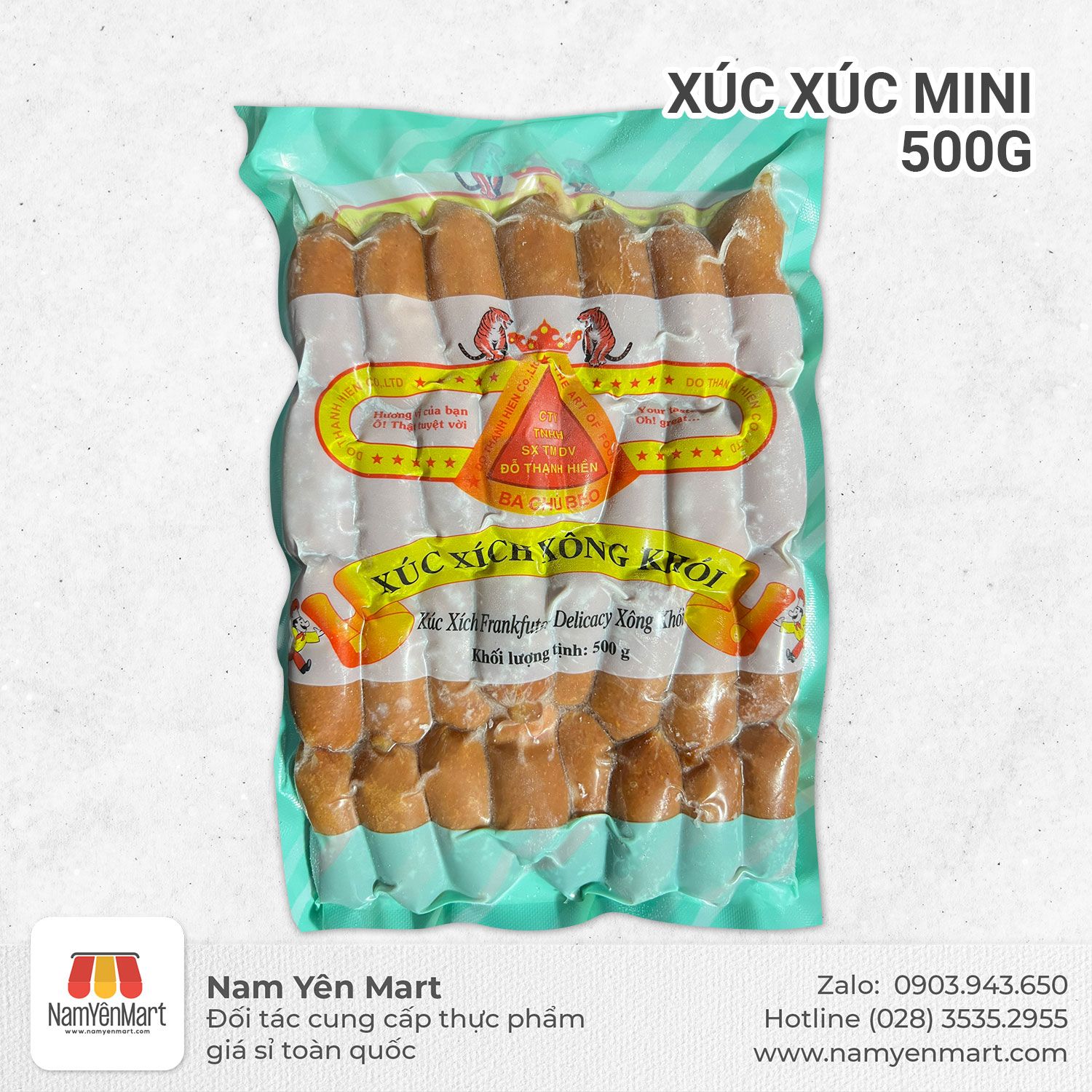 Xúc Xích Mini 500g Ba Chú Beo