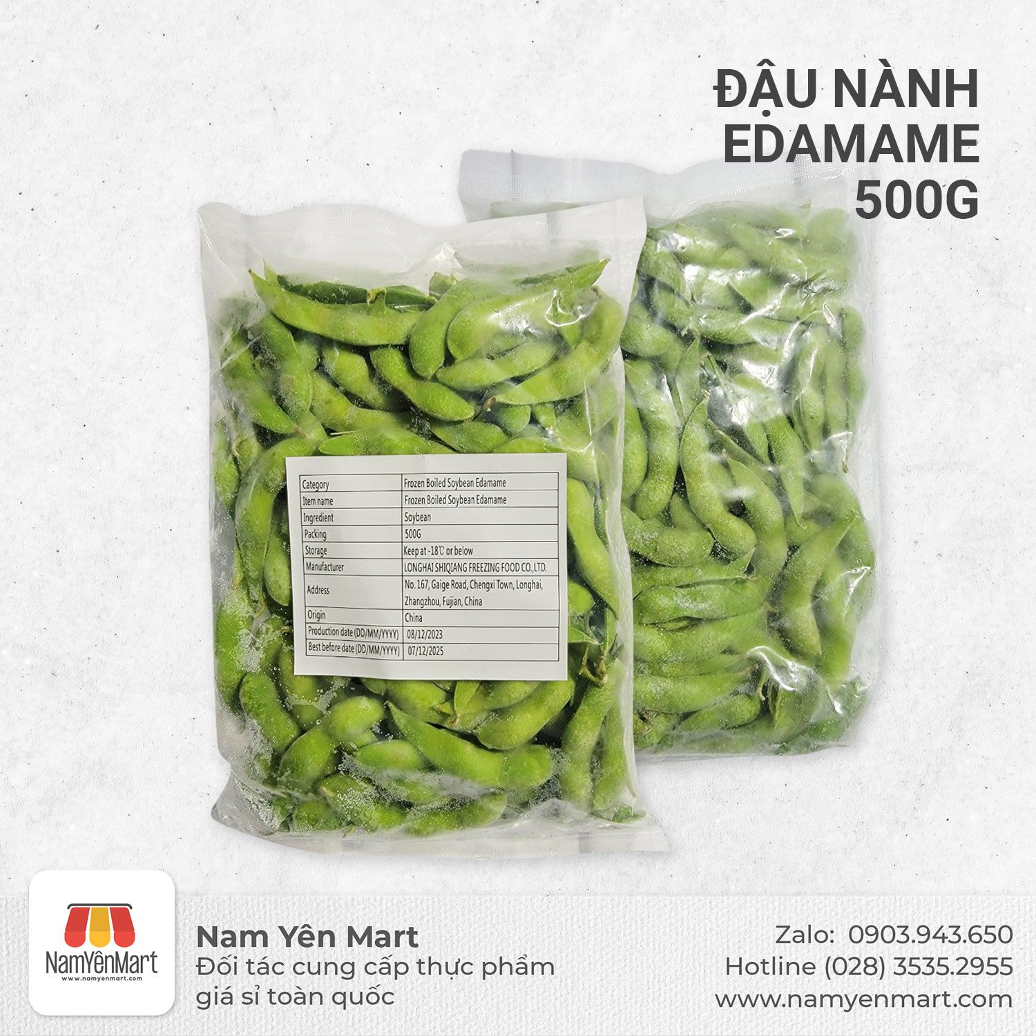 Đậu nành Edamame 500gr
