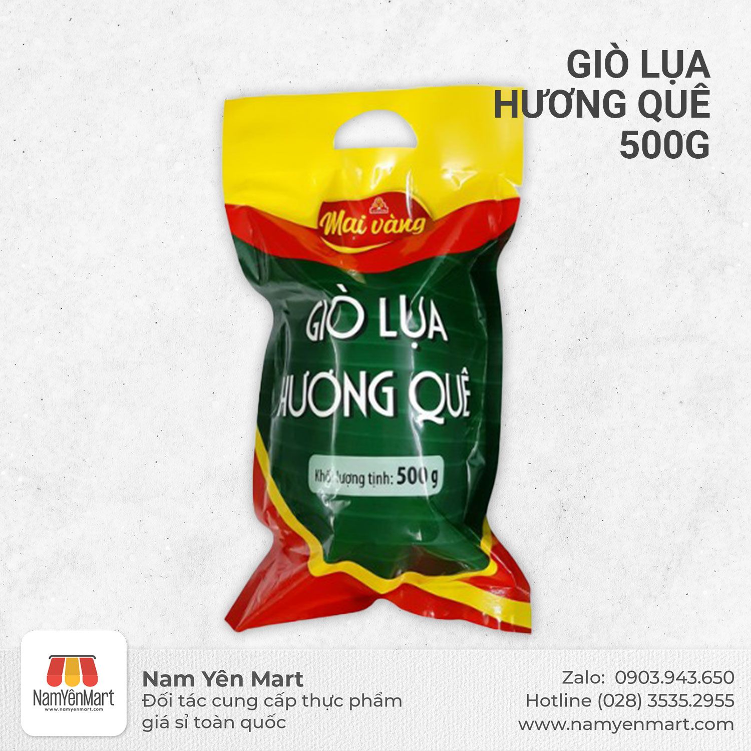  Giò lụa hương quê Vissan (500g) 