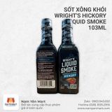  Sốt xông khói WRIGHT'S Hickory Liquid Smoke 103ml 