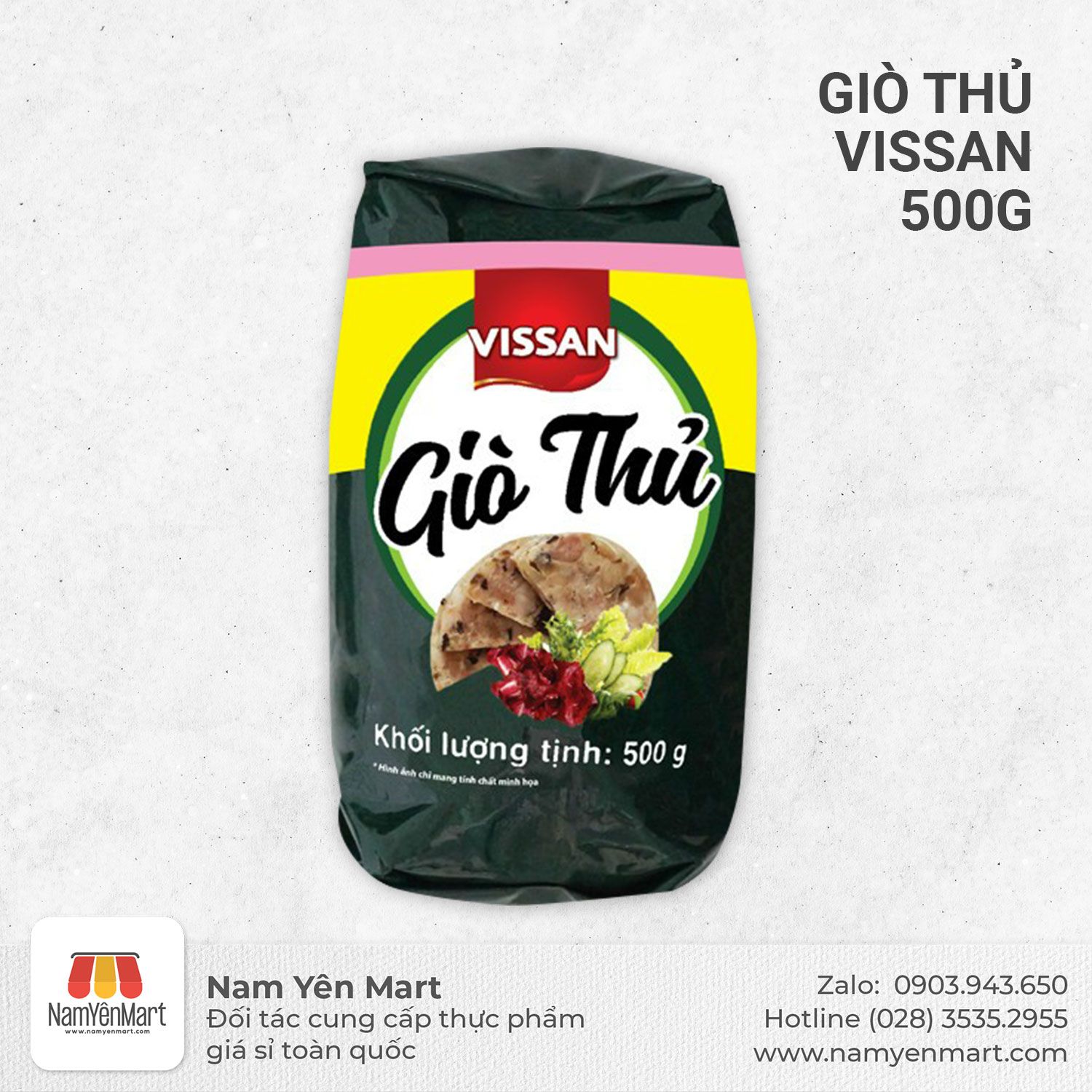  Giò thủ Vissan 500g 