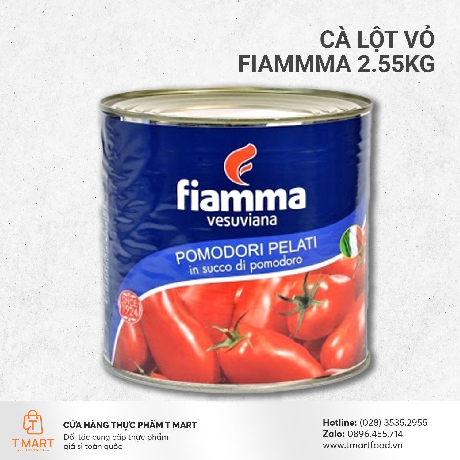  Cà lột vỏ  Fiammma (Hộp 2,55kg) 