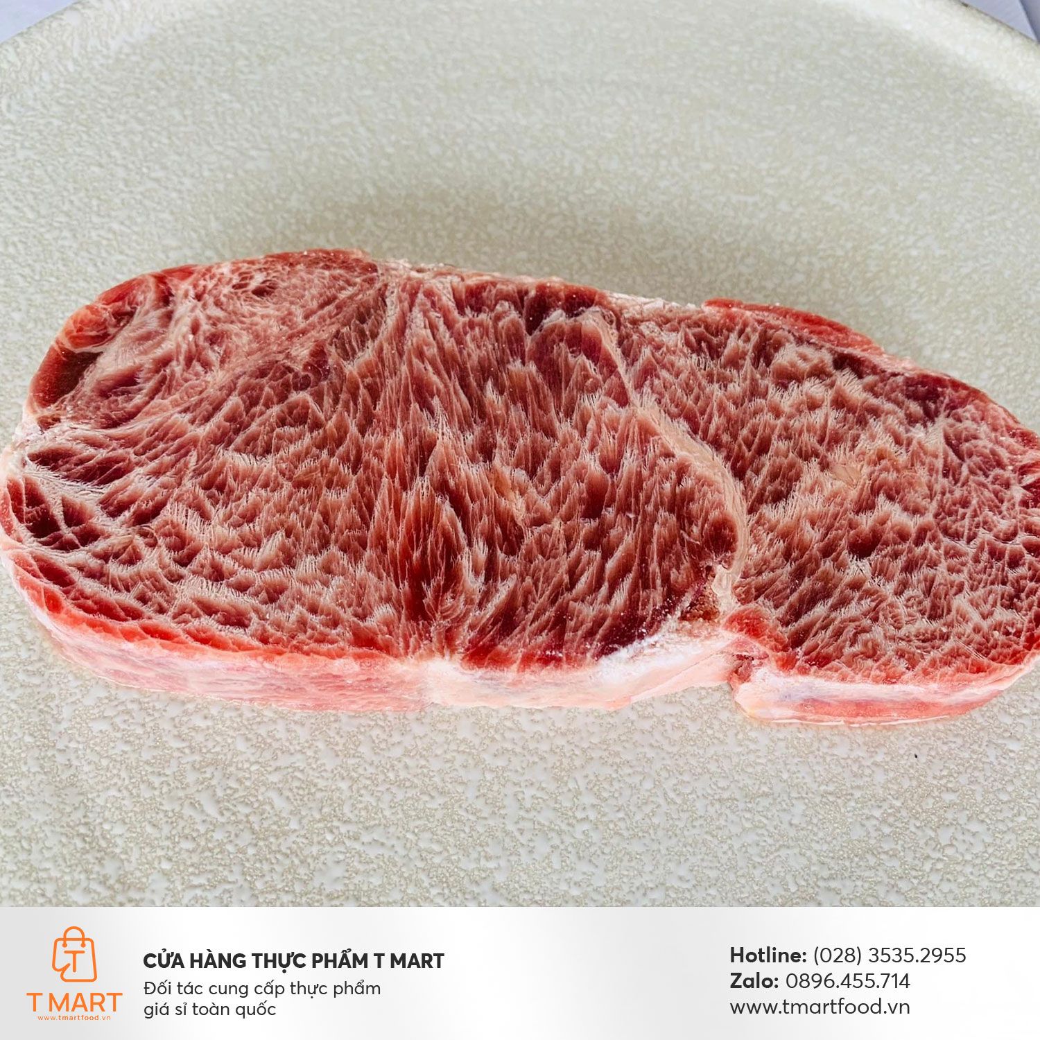  Striploin Steak bò vân mỡ Okini 250g 