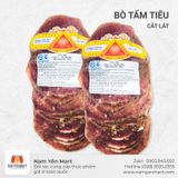  Bò Tẩm Tiêu Cắt Lát 500g Ba CHú Beo 