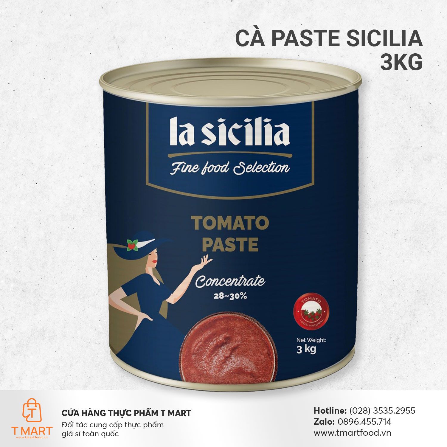 Cà paste Sicilia (lon 3kg)
