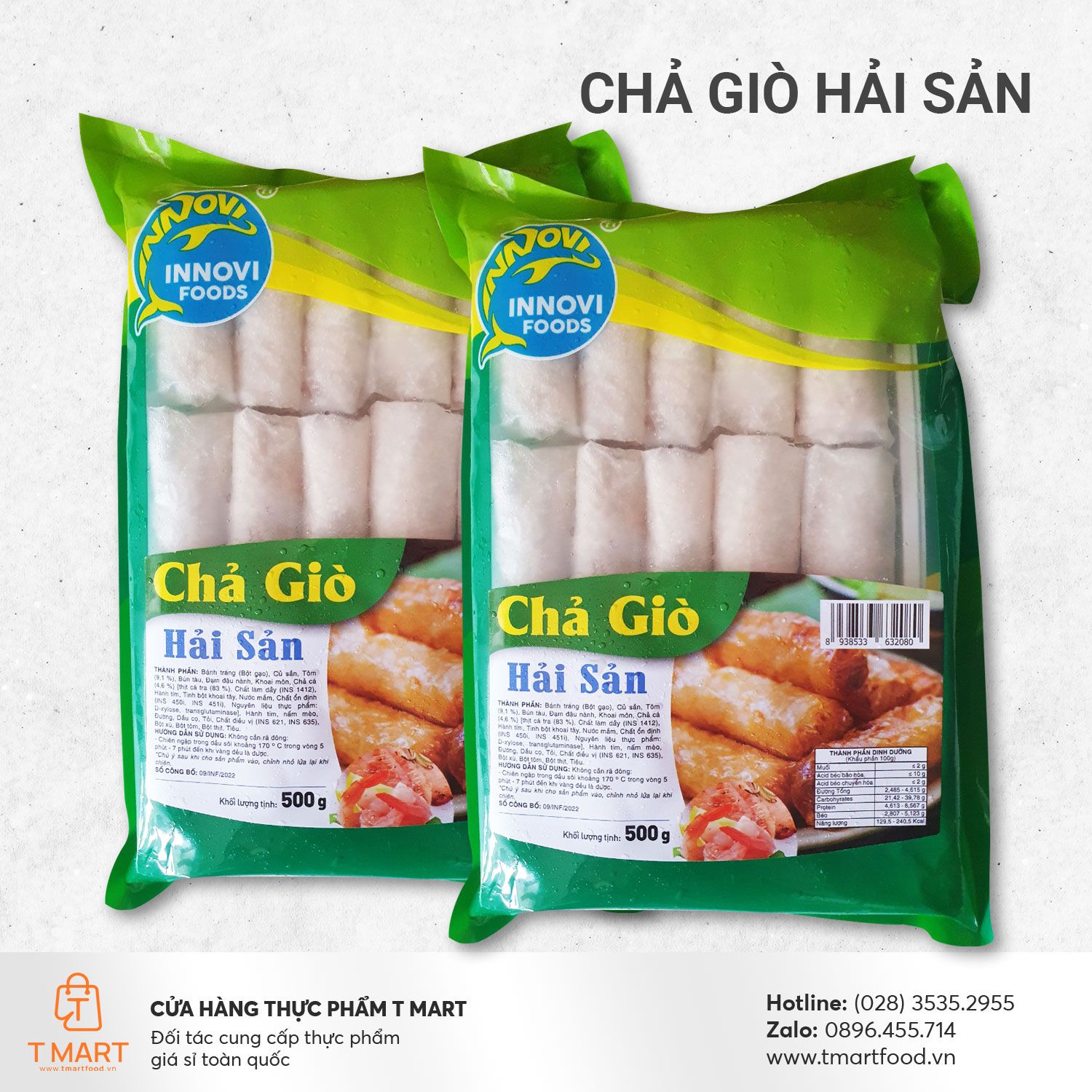  Chả giò hải sản 500g 