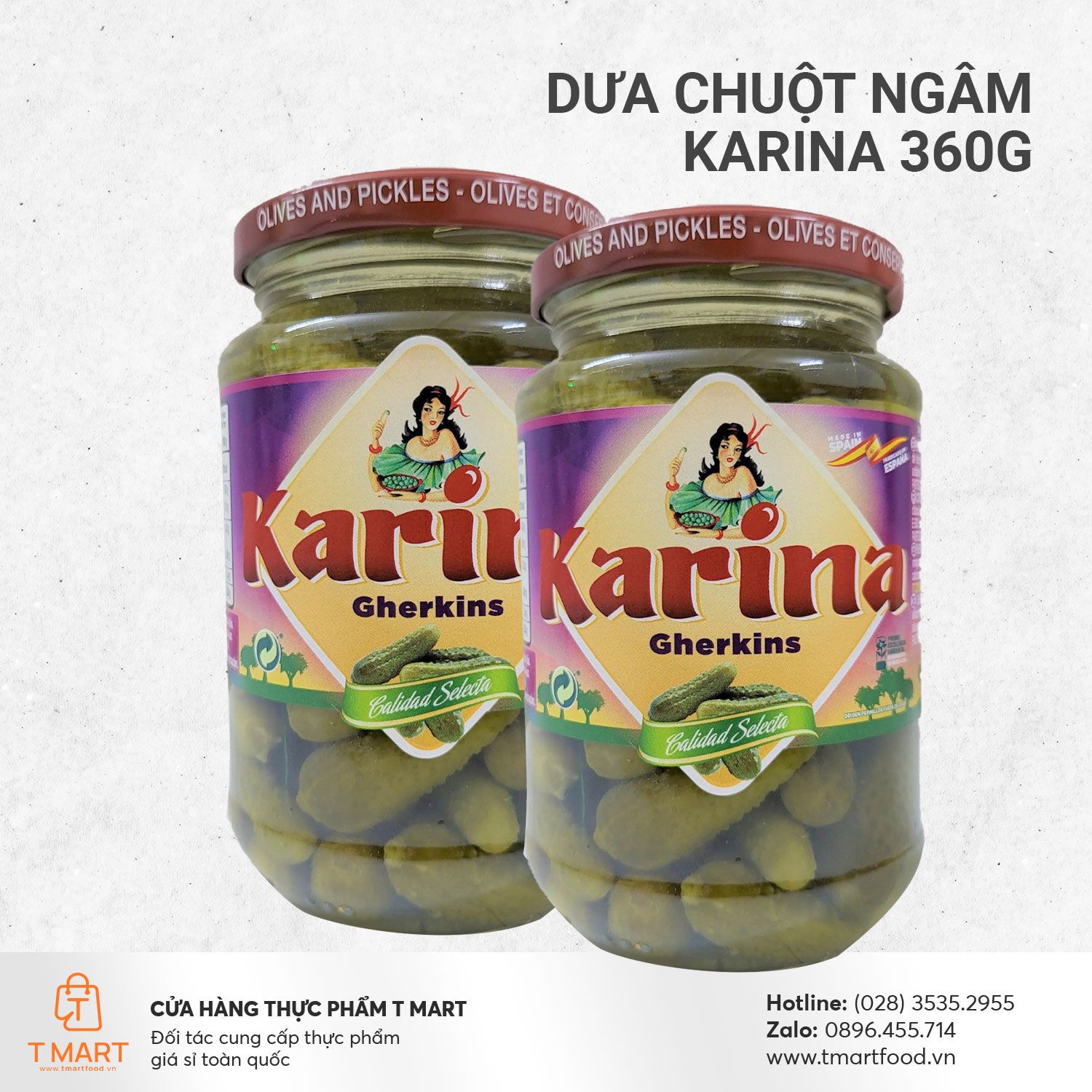  Dưa chuột ngâm Karina 360g 