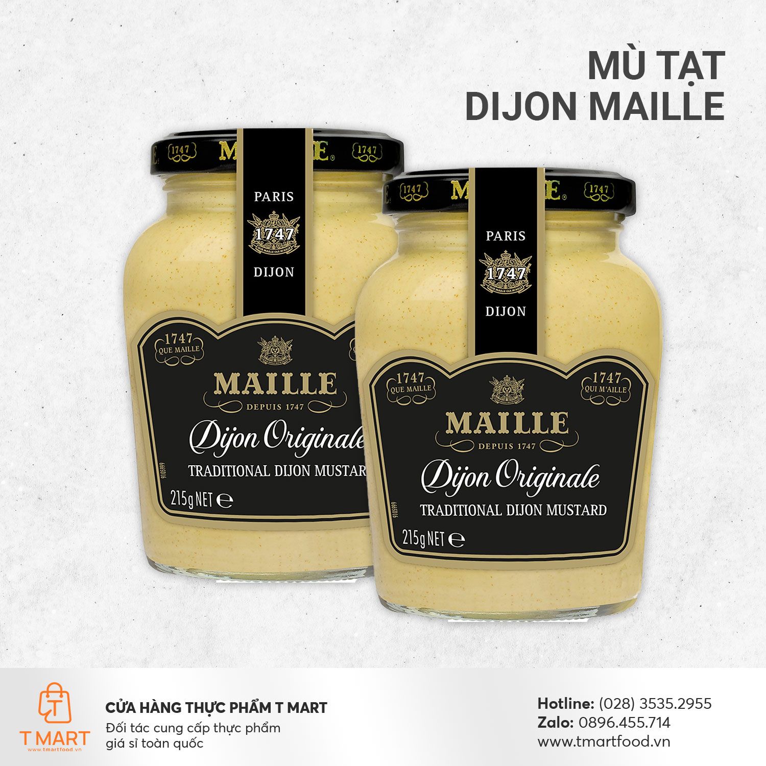  Mù tạt Dijon Maille 